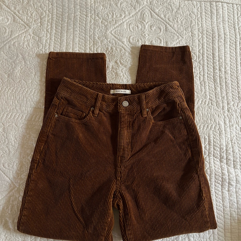 PacSun Women's Brown Corduroy Jeans